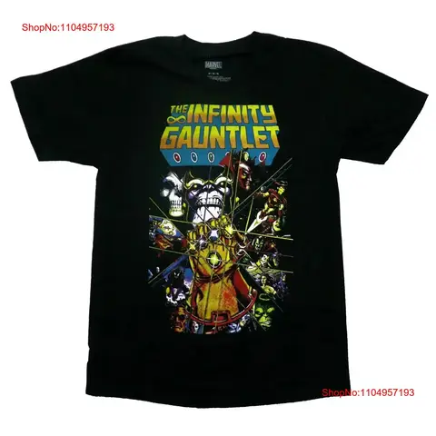 Infinity Gauntlet New Adult T Shirt Classic Issue 1 Perez Cover image vintage Washed Stretched Unisex homme Slightly