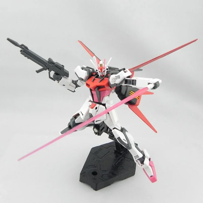 Bandai HGCE MBF-02 Strike Rouge Gundam SEED Anime angka ORB Mobile Suit mainan Gundam untuk hadiah anak laki-laki