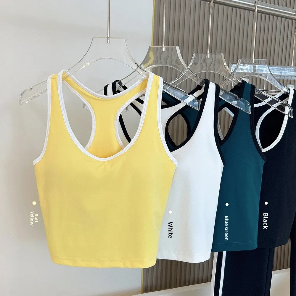 

Спортивный топ для йоги и фитнеса Naked Sensation Color Colion: оригинальный дизайн, нейлон-спандекс, для тренировок и занятий спортом