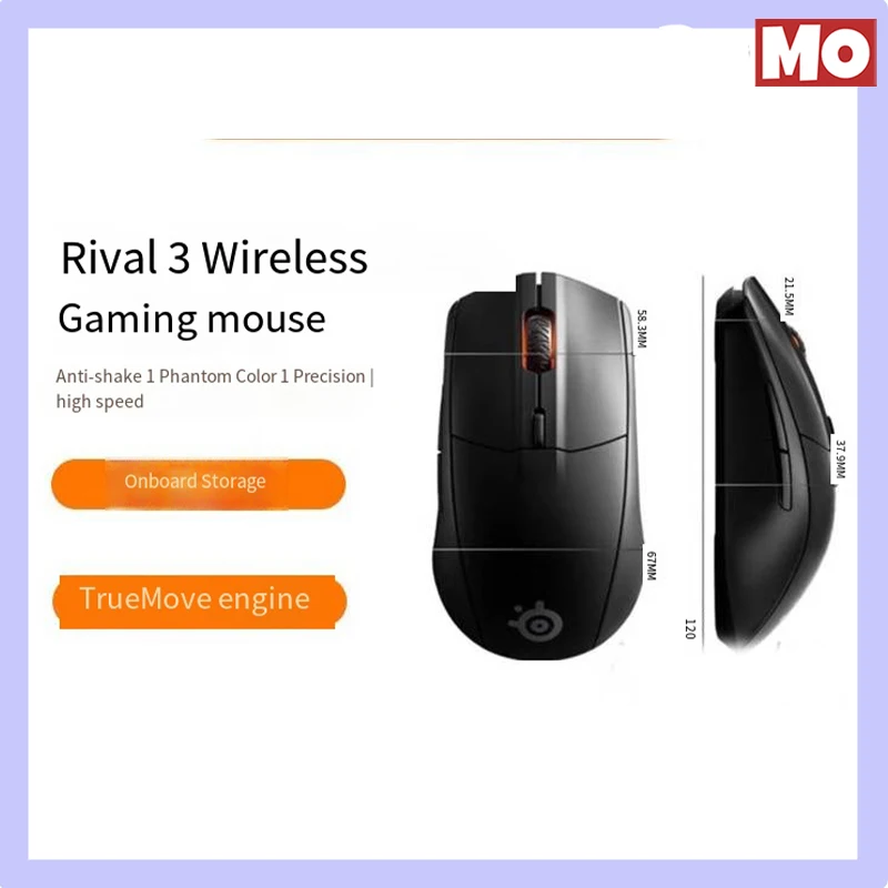 

Беспроводная мышь Steelseries Rival 3, 1000 Гц, 2,4 IPS, 18000 ГГц, Bluetooth