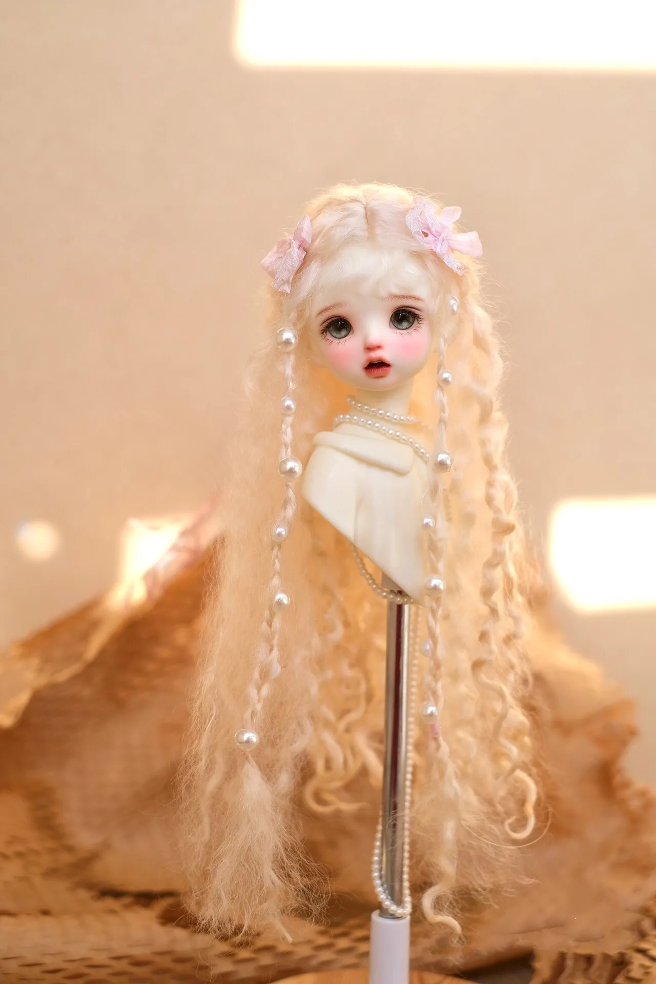 Refreshing 1/6 BJD Doll Hair 