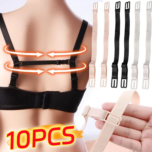 Hebilla de correa de sujetador ajustable para mujer, correas invisibles antideslizantes para los hombros, cinturón, ropa interior, lencería, correas traseras, accesorios íntimos