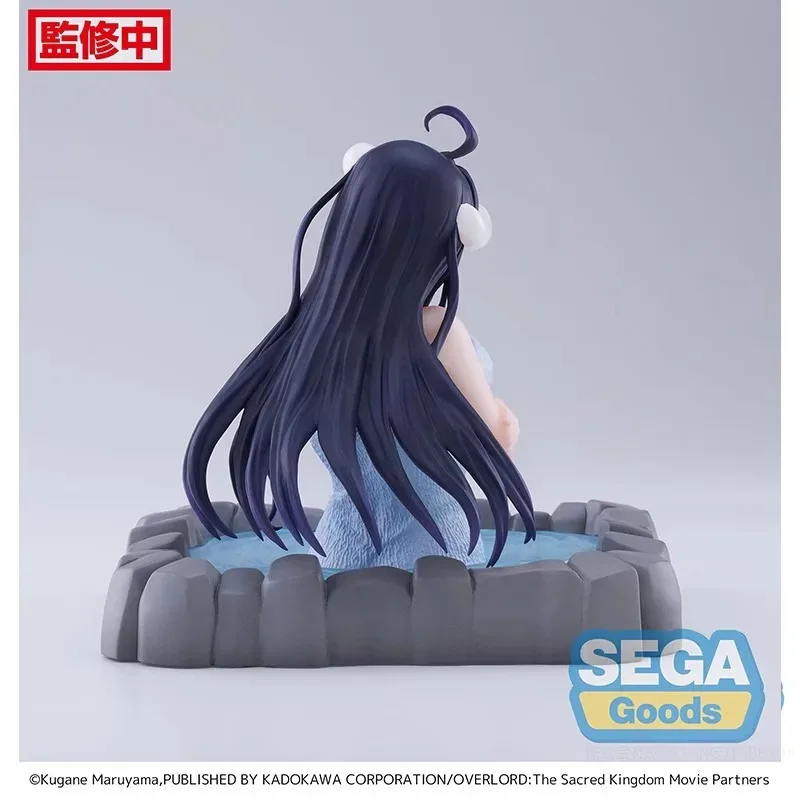 SEGA Original Anime OVERLORD Hot Spring Albedo Private Bathroom PVC Action Figure Model Collection Toy Gifts