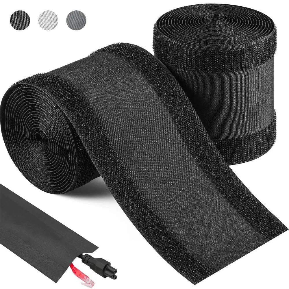 Professional Prevent Tripping Carpet Cord Cover Keep Neat Easy to Use Floor Wire Protector DIY Line Hider for Office Home