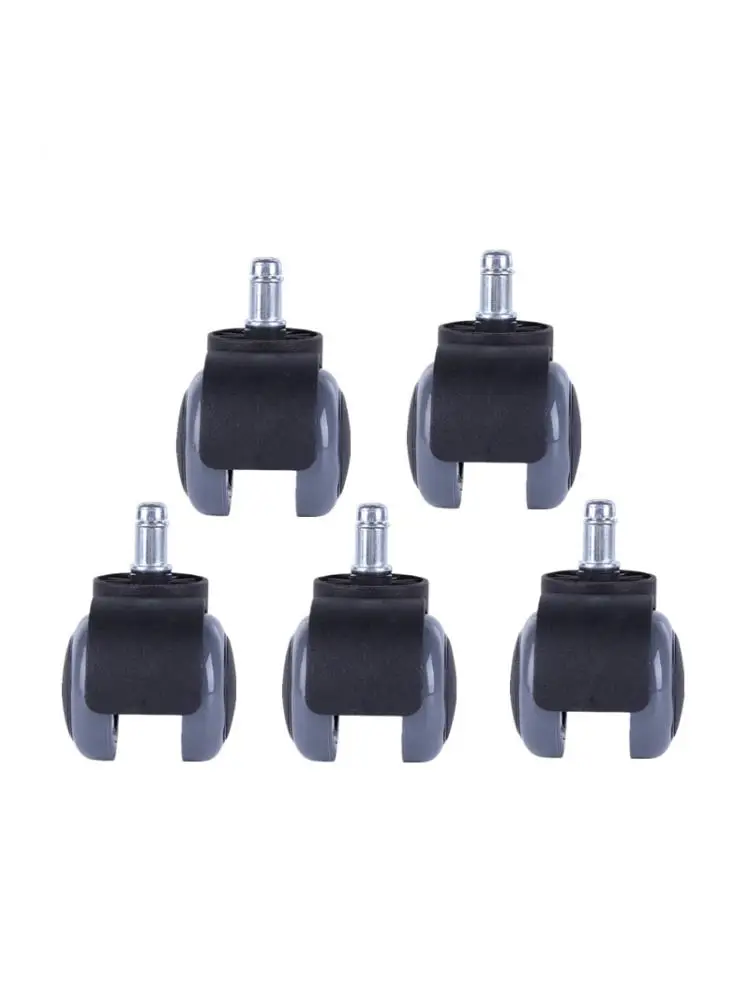 

5 Pcs/Lot Caster 2 Inch 11mm Furniture Gray Pu Office Chair Snap Ring