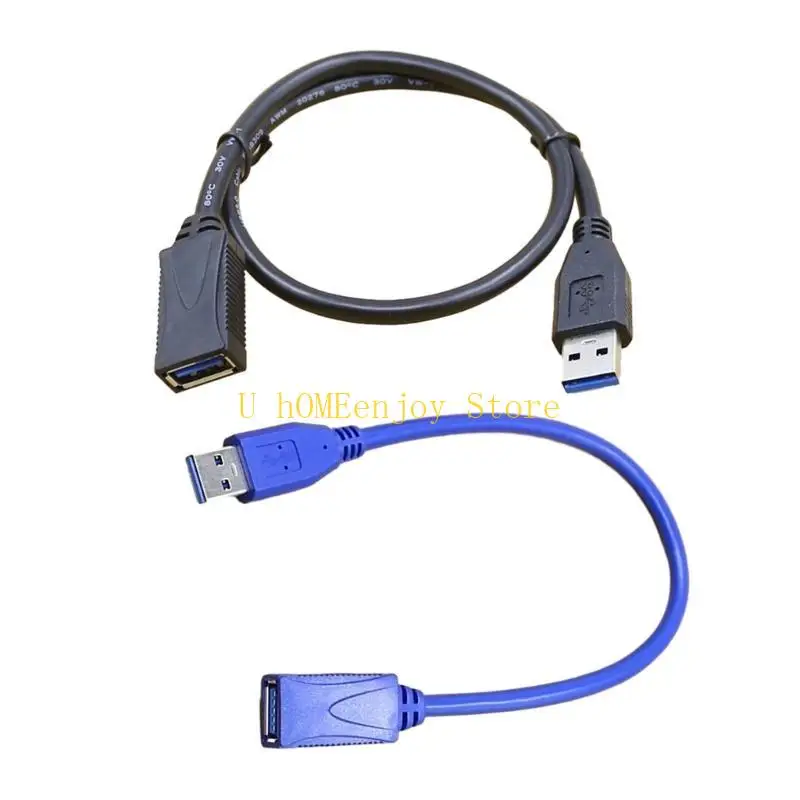 B0KF Reliable USB3.0 Extension Cord for Card Reader Udisk Keyboard Mouse USB Fan