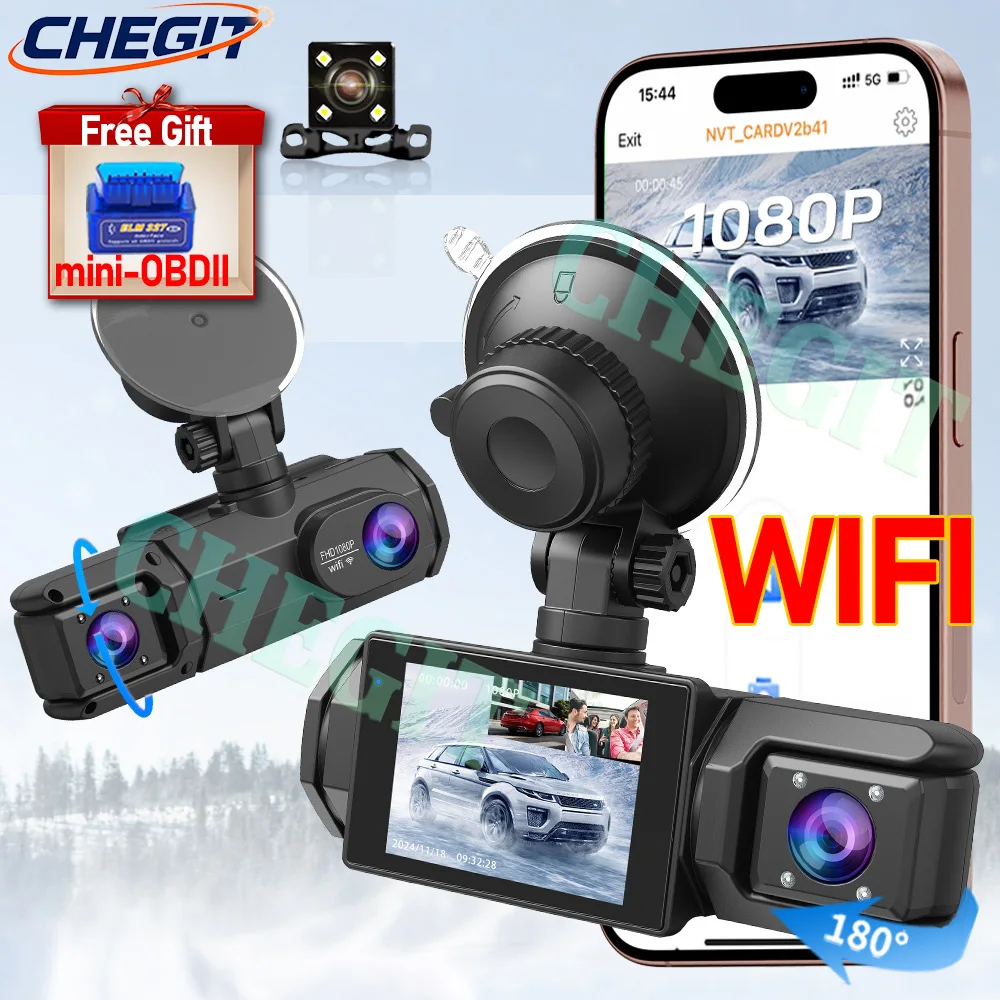 3Camera Wifi Dash C…