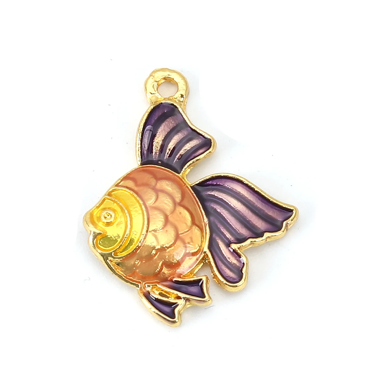 Cartoon Ocean Jewelry Charms Fish Animal Multicolor Enamel Pendants Findings DIY Jewelry Making Necklace Earrings 23mmx18mm,5PCs