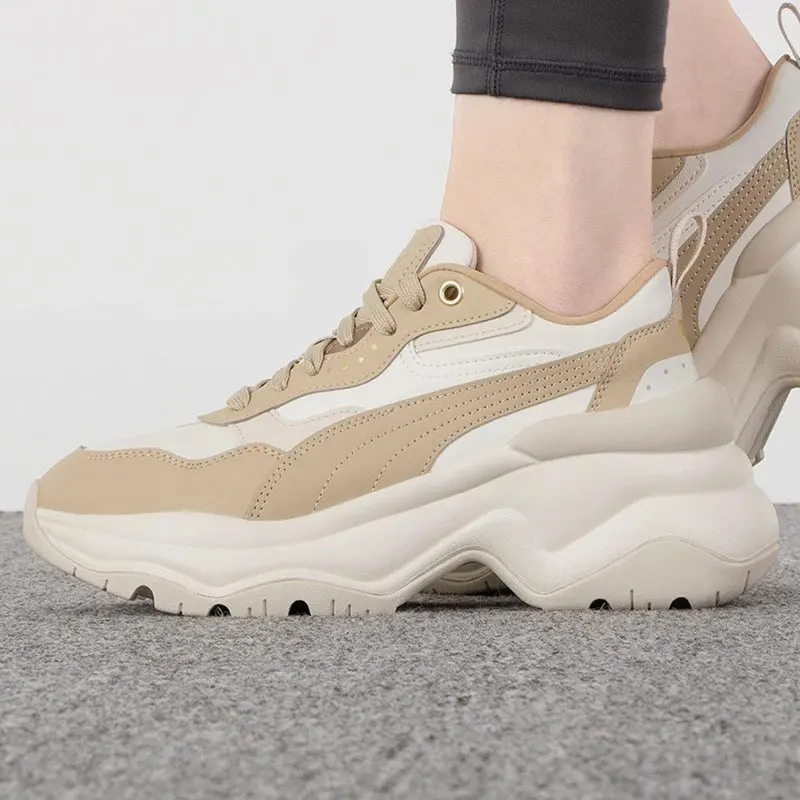 

Puma натуральная женская модная спортивная износостойкая повседневная обувь на танкетке Cilia 393915-04