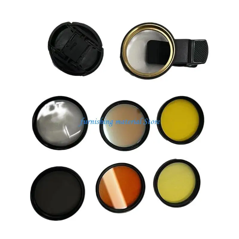 

Y5GD Phone Camera Lens Filters Coral Reefs Macro Lens Filter Coral Lens