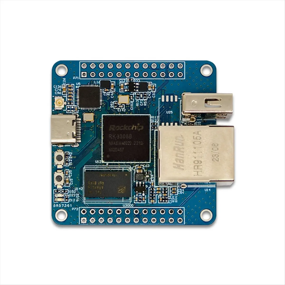 AT42 RK3308B CPU Development Board Quad-Core ARM -A35CPU Onboard DDR3-2Gbit Supports WIFI ETH IoT Development Board