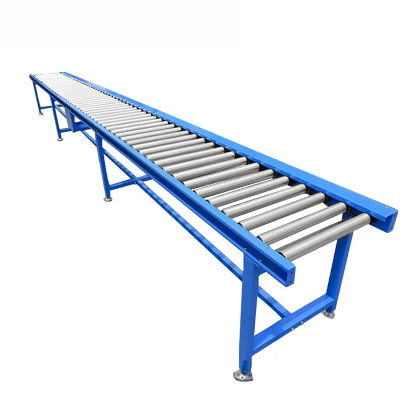 

V E-commerce logistics automated sorting power roller line, roller conveyor