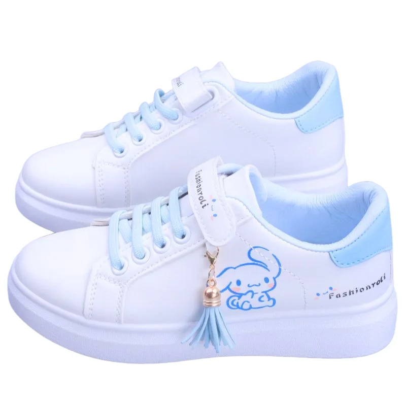 

Sanrio Cinnamoroll Girls Kawaii Spring and Autumn Sports Shoes Student Fashion Cartoon Anime Children's Casual Board Shoes New