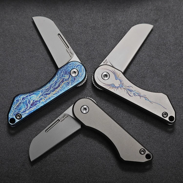 

NEW High-end Titanium Alloy Powder Kobe Steel Key Mini Knife Multi-functional and Convenient Outdoor Survival EDC Tool