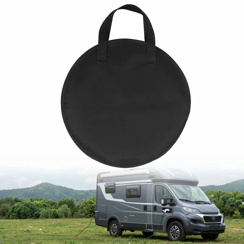 Car Power Connection Cable Storage Bag for RVs Caravan Campervan Camper Vans Boat Camping Vans External Power Hose Connection