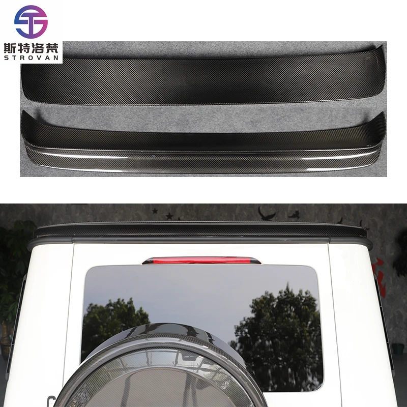 

STLF CLRAK OUER Car Upgrade Carbon Fiber Tail Decorative Panel New Condition Fit for 2002-2016 G63 W464 for Style