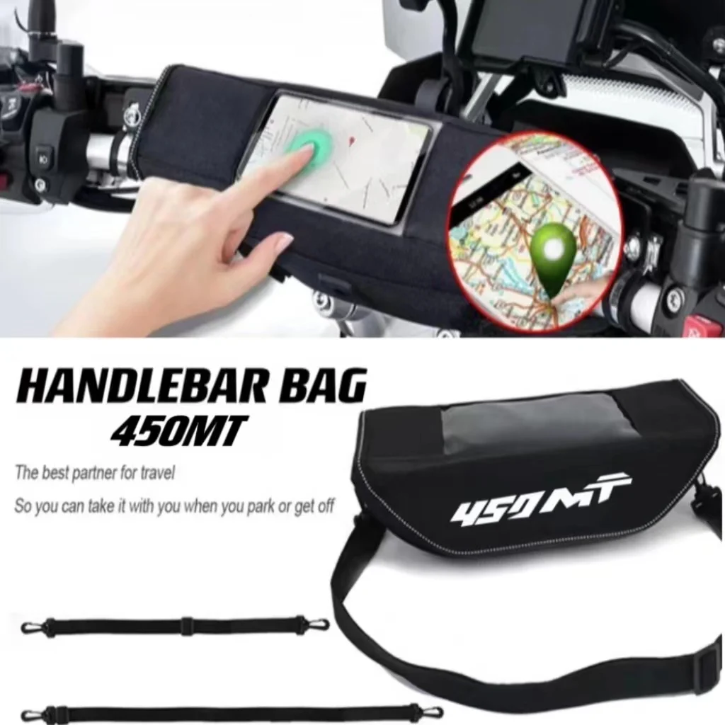 Motorcycle Handlebar Headband Suitable For CFMOTO 450MT 450 MT Navigation Waterproof And Dustproof Bag Waist Bag Shoulder Bag