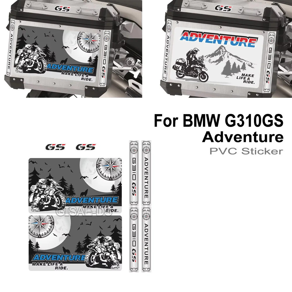 

For BMW G310GS G310 ADV GS G310GS Motorcycle Trunk Luggage Cases Panniers Stickers Decals