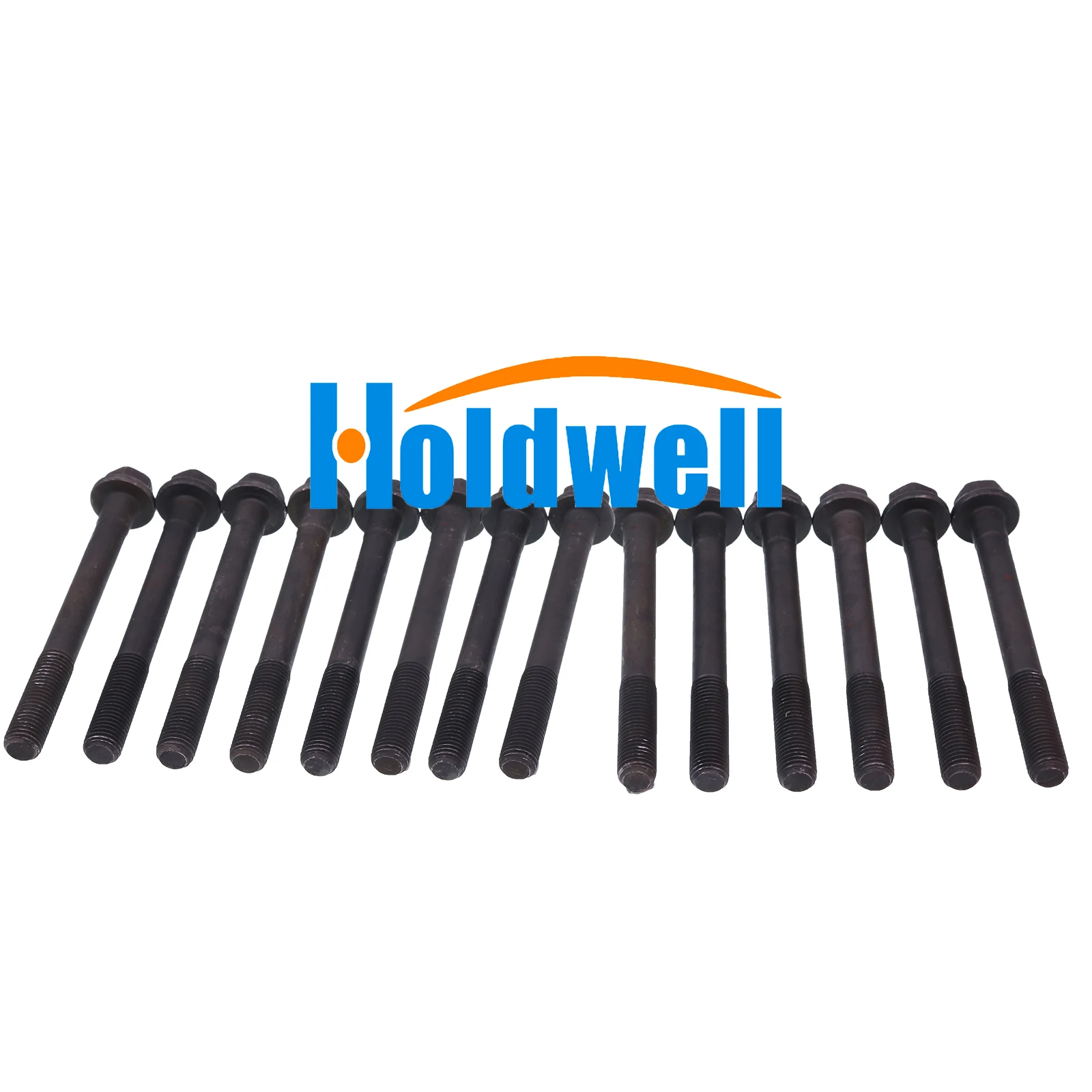 Holdwell 14PCS Cylinder Head Bolt 129150-01200 12915001200 for Yanmar Engine 3TNV88 3TNV84 3TNE88 3TNE84 3JH3E