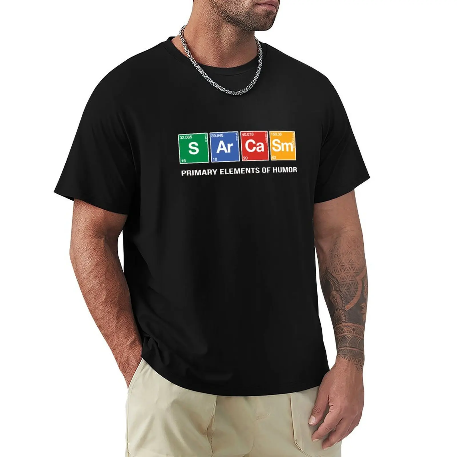 

Sarcasm Primary Element of Humor V4 T-Shirt oversizeds plus size clothes T-shirt men