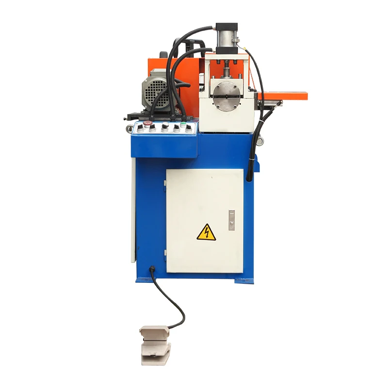 80 Semi-automatic Metal Pipe Rod Thread Bolt Single Head Chamfering Machine