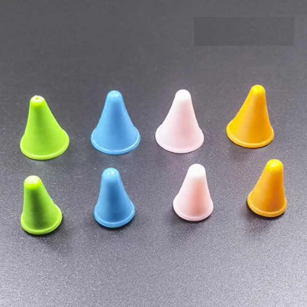 40pcs Knitting Needles Point Protectors/Stoppers Cap Mixed Color Small&Big Crochet Tip Cone Cover Craft DIY Sewing Yarn Tools