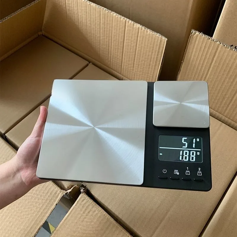 Japanese double-countertop electronic scale, weighing 0.01g, precision jewelry scale, kitchen baking 1g electronic scale
