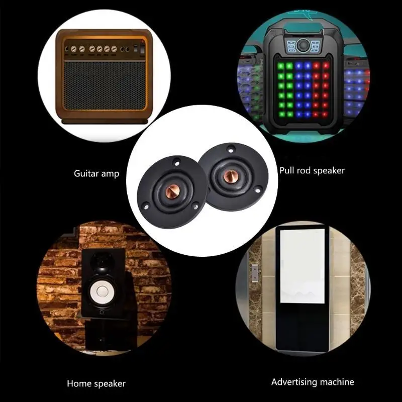 31ba 2pcs/pack عالي النبرة 30W 2INCH حرير القبة مكبرات الصوت 4OHM TREBLE HORN