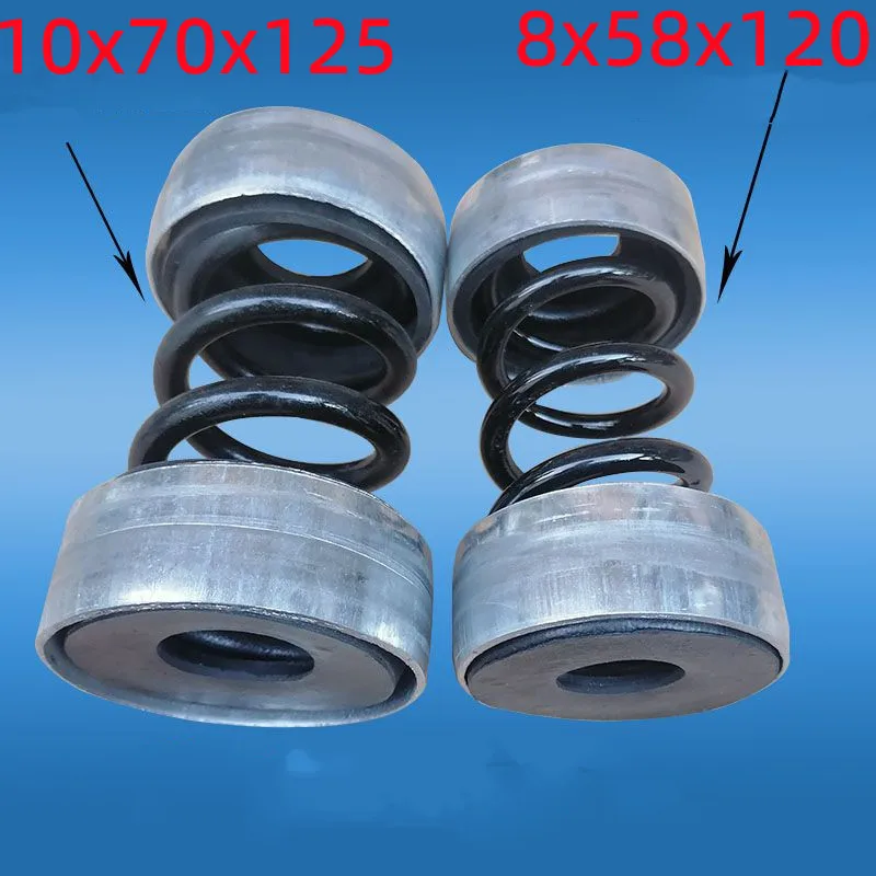 Vibration Table Heavy-Duty Wire 8mm 10mm Spring Vibration Screen Damping Rubber Sleeve Compression Spring