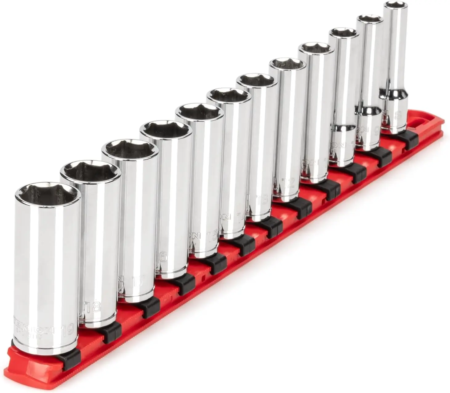 

Набор глубоких шестигранных головок 3/8 дюйма с направляющей, 12 предметов (8-19 мм) для профессионального и бытового использования