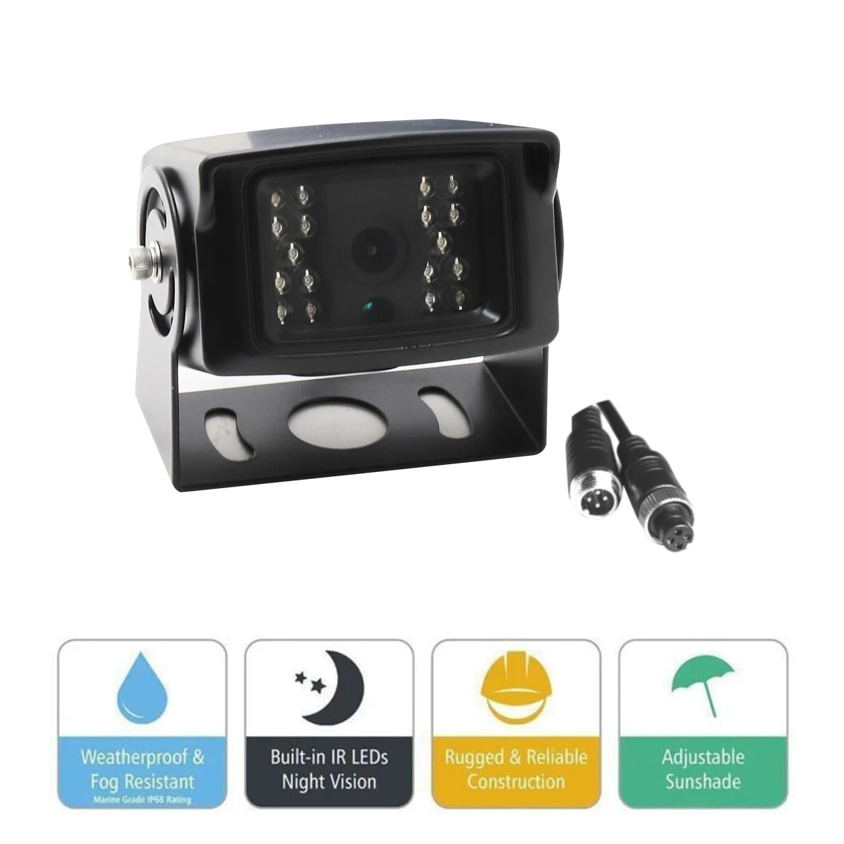 Bus Truck Camera AHD 720P/1080P Rear Front Side View Car Camera Waterproof IP69K Night Vision Reversing Camera