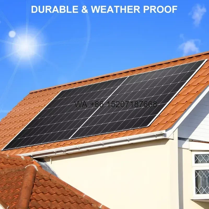 Wmwmnu Factory Direct 340W Flexible Solar Panel Kit IP68 Durable Solar Cells for Off Grid Balcony Roof with 5 Year Warranty