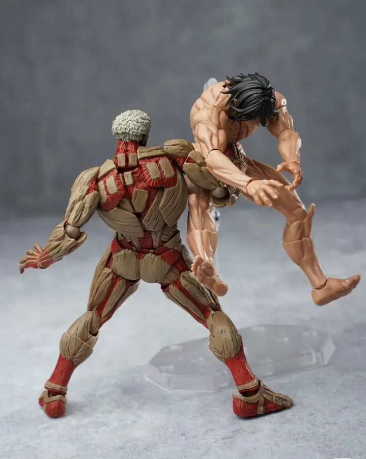 In Magazzino Kaiyodo Eren Incredibile Yamaguchi Attacco Su Titano Anime Action Figure Eren Jaeger Blindato Titano Pvc Modello di Azione Giocattolo Regali