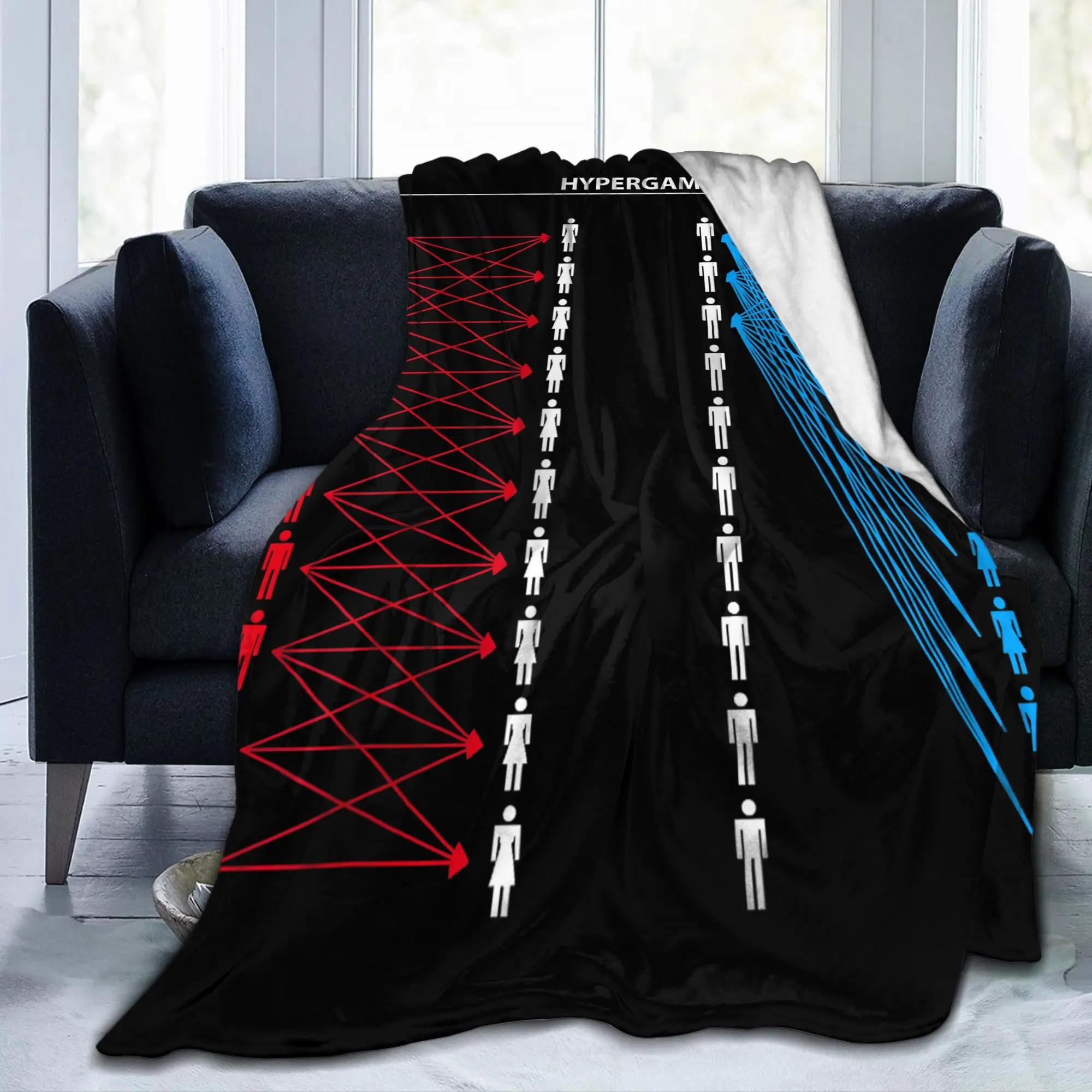 Hypergamy Dating Dynamics Infographic Novelty Blanket Flannel Sarcastic Lightweight Throw Blankets Bedding Gift Multifunction