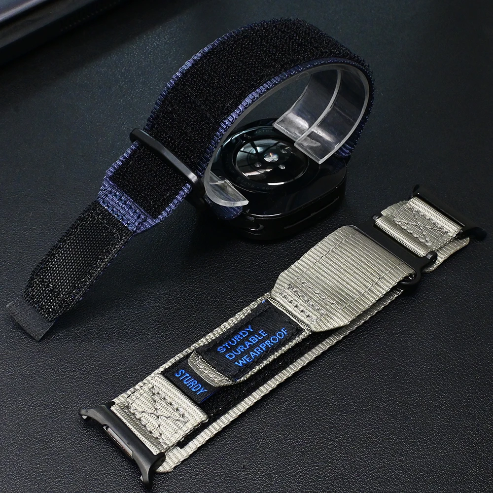 الرجال السفر حلقة النايلون حزام لسامسونج غالاكسي الترا النايلون الرياضة الفرقة لسامسونج غالاكسي الترا 47 مللي متر البرتقال سوار إكسسوارات