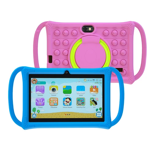 Imagen 2 del producto Tableta PC de 7,0 pulgadas, Quad Core, 4GB de RAM, 64GB de ROM, los mejores regalos para niños, Android 12, juegos para niños, tabletas de aprendizaje educativo