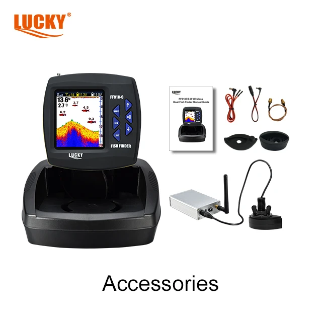 LUCKY FF918C-WL-Localizador de peces, localizador de peces con Gps, con control remoto