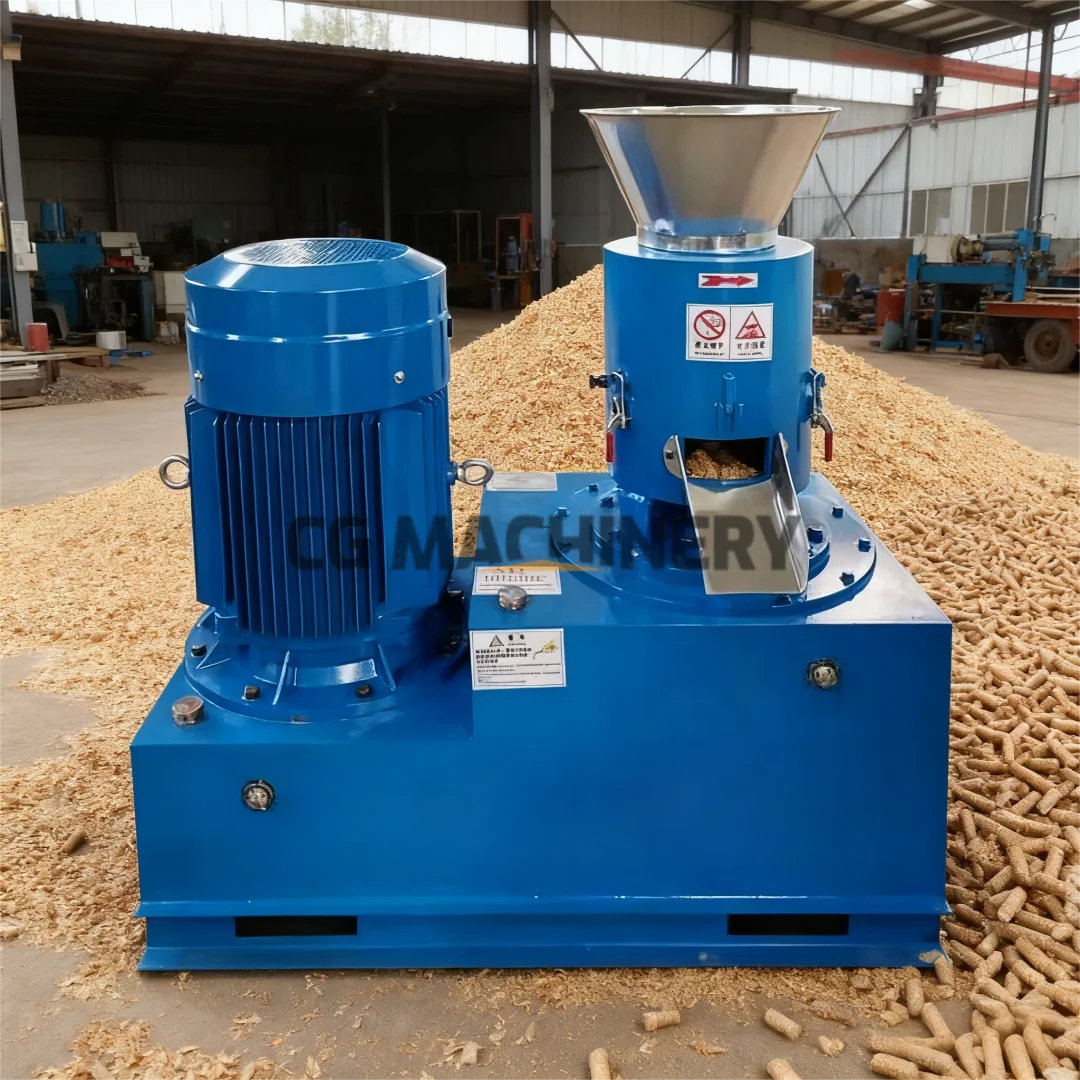 آلة ضغط بيليه خشب الديزل عالية الجودة لمعالجة وطحن الكريات الخشبية