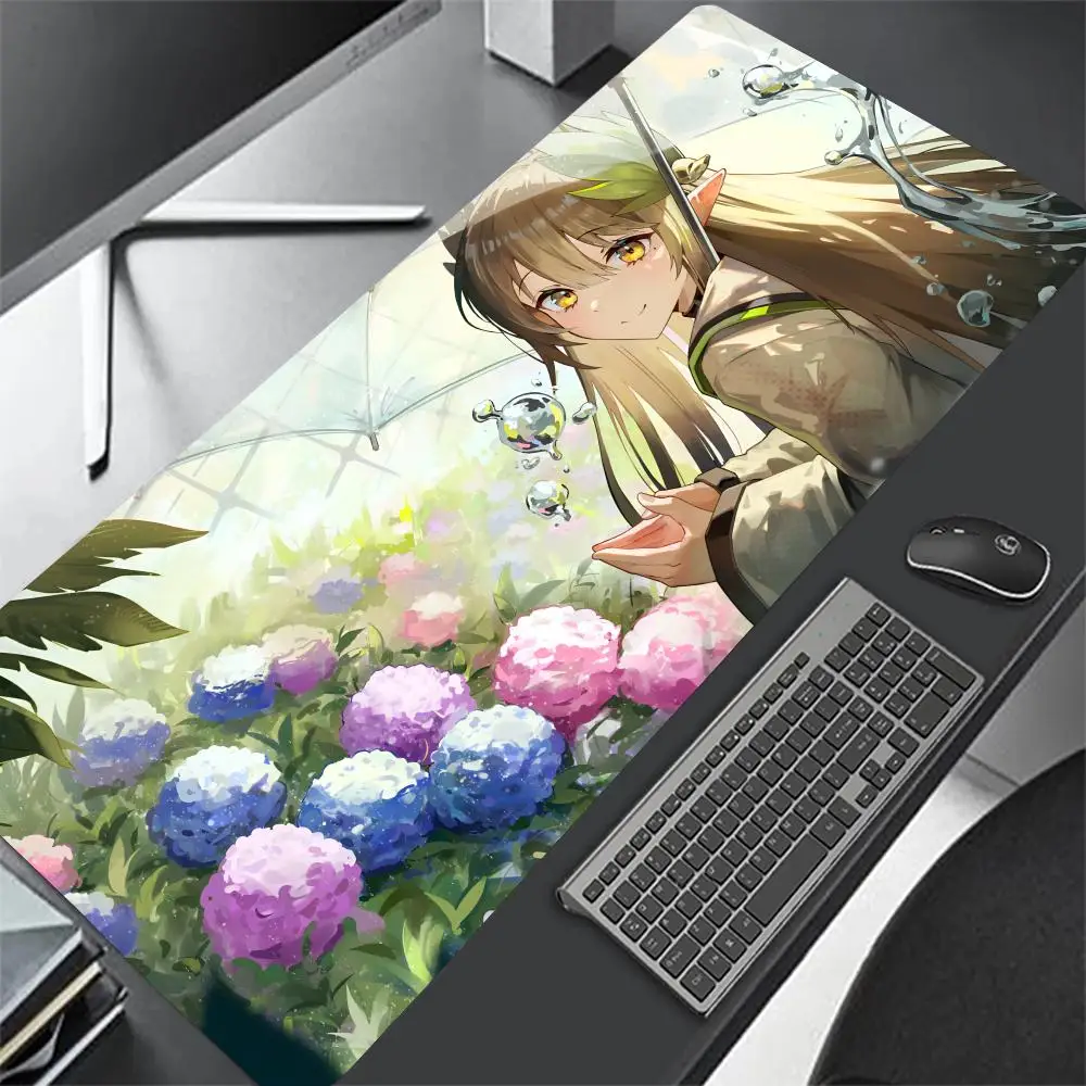 Anime Girl Arknights Muelsyse Mousepad Large Gaming Mouse Pad LockEdge Thickened Computer Keyboard Table Desk Mat