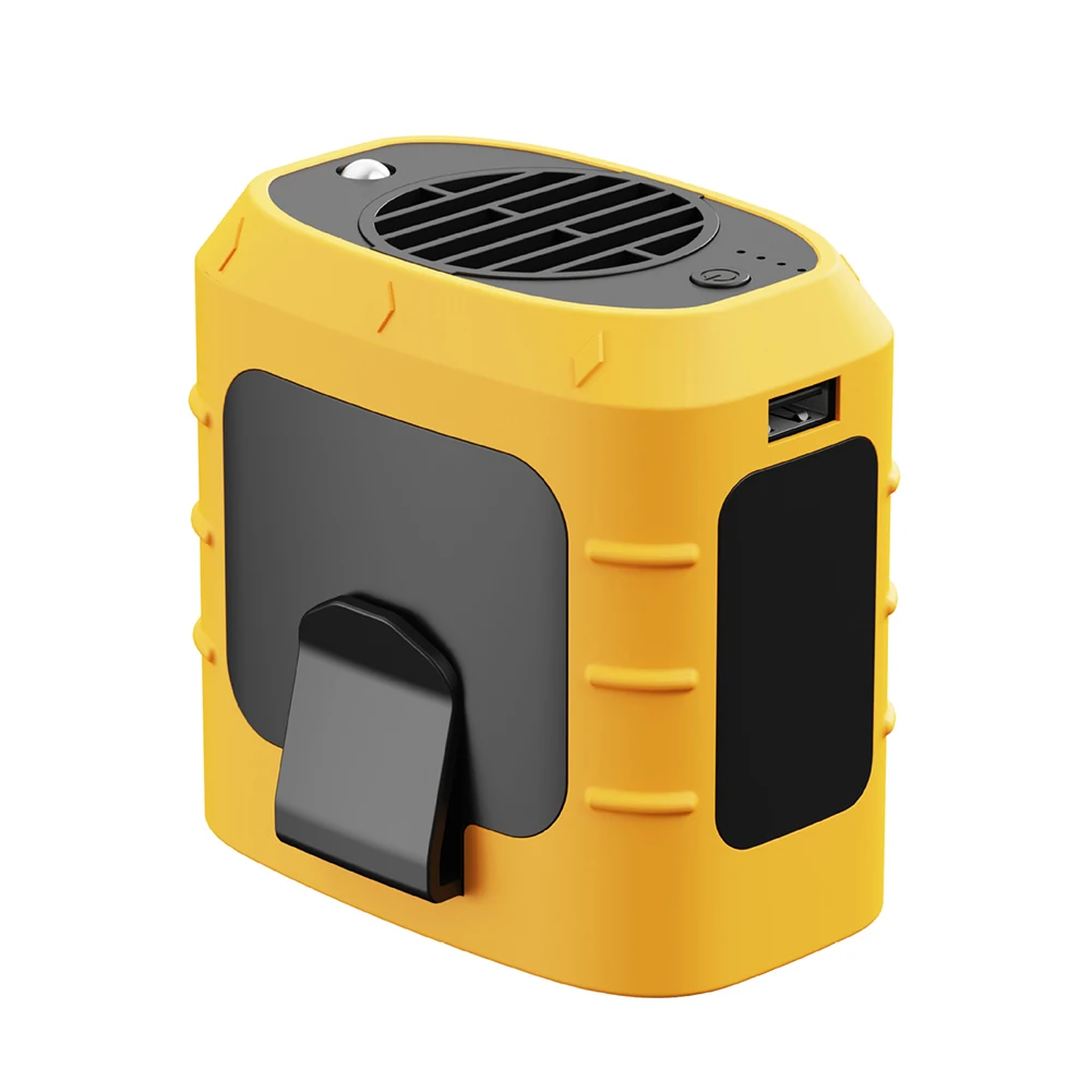 

Уличный поясной вентилятор для кемпинга и работы Портативный вентилятор с высоким ветровым лопастями, аккумулятором емкостью 8000 мАч и функцией Power Bank