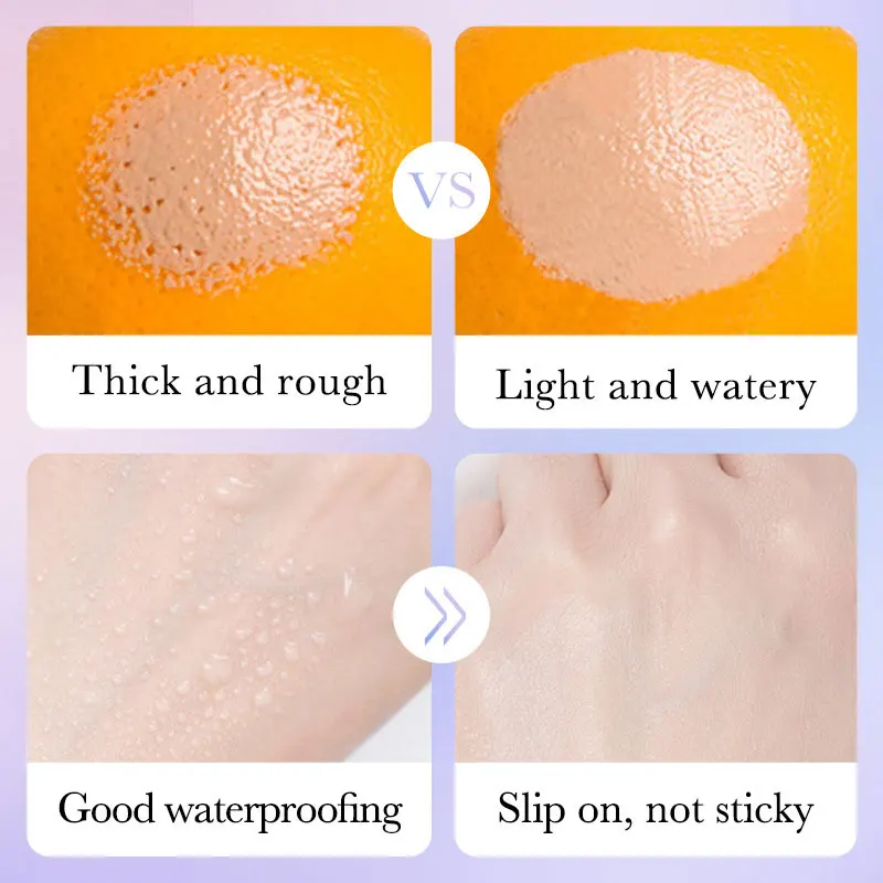 Crème de pré-isolation de maquillage tricolore arc-en-ciel, correcteur hydratant, Pores invisibles, même le teint de la peau, cosmétiques rafraîchissants