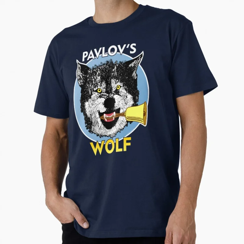 

Pavlov's Wolf - Funny Psychology Behaviorism Gift shirt for Science geek 100% cotton Print Graphic Clothes All size S-6XL Tops