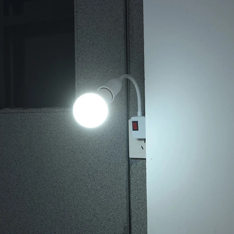 Direct Plug-in Rotary Lamp Head E27 Socket Lamp Converter with Switch EU US Plug Lamp Holder LED Table Lamp Led Base Lamp Base ﻿