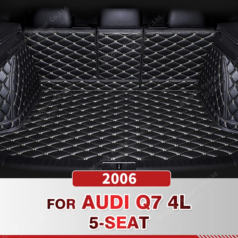 

Auto Full Coverage Trunk Mat For Audi Q7 5-Seat 4l 2006 Anti-Dirty Car Boot Cover Pad Cargo Liner Interior Protector Accessories