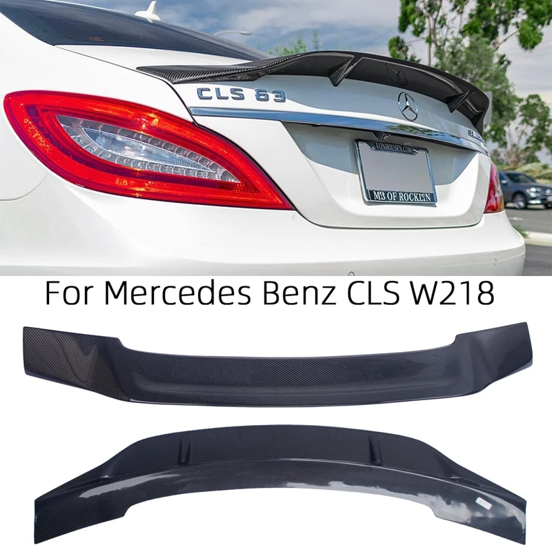 For Mercedes CLS Class W218  Carbon Fiber Rear Trunk Spoiler Wing  Variety of Styles  2011 2012 2013 2014 2015 2016