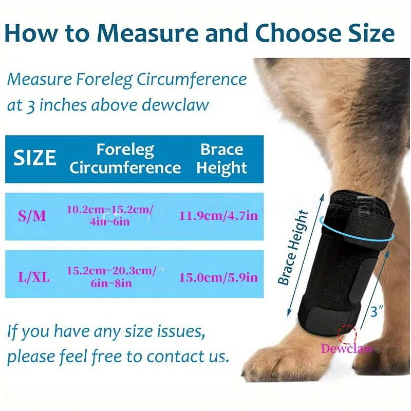 Dog Front Leg Support Sleeve For Joint Injury Recovery - Pet Wrist Brace For Enhanced Healing A Must-Have For Hiking And Agility