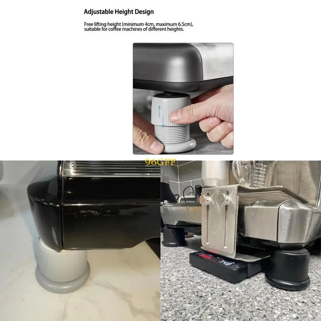 96GF Adjustable Coffee Weighing Stand Rack Waterproof Foot Pad Coffee Machine Holder