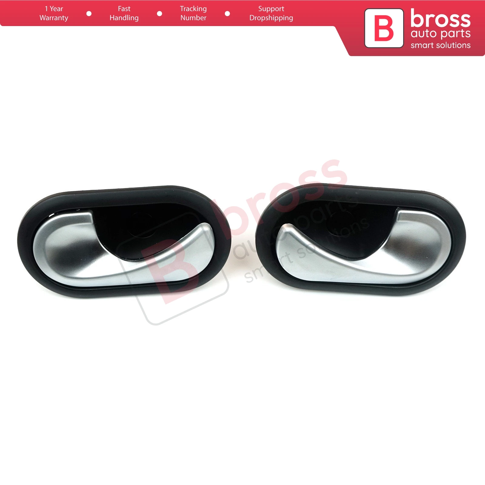 BDP106+BDP107 Interior Door Handle Left Right 8200730863 For Renault Megane Scenic Modus Kangoo Twingo MK2 Clio MK3 Sandero MK1