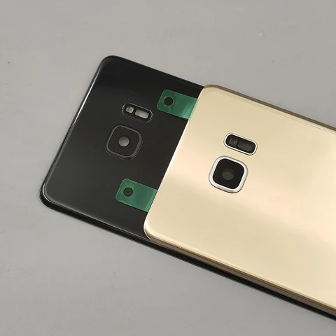 Задняя стеклянная крышка батарейного отсека для Samsung Galaxy Note 7 Note7 N930 N935, запасные части и объектив камеры