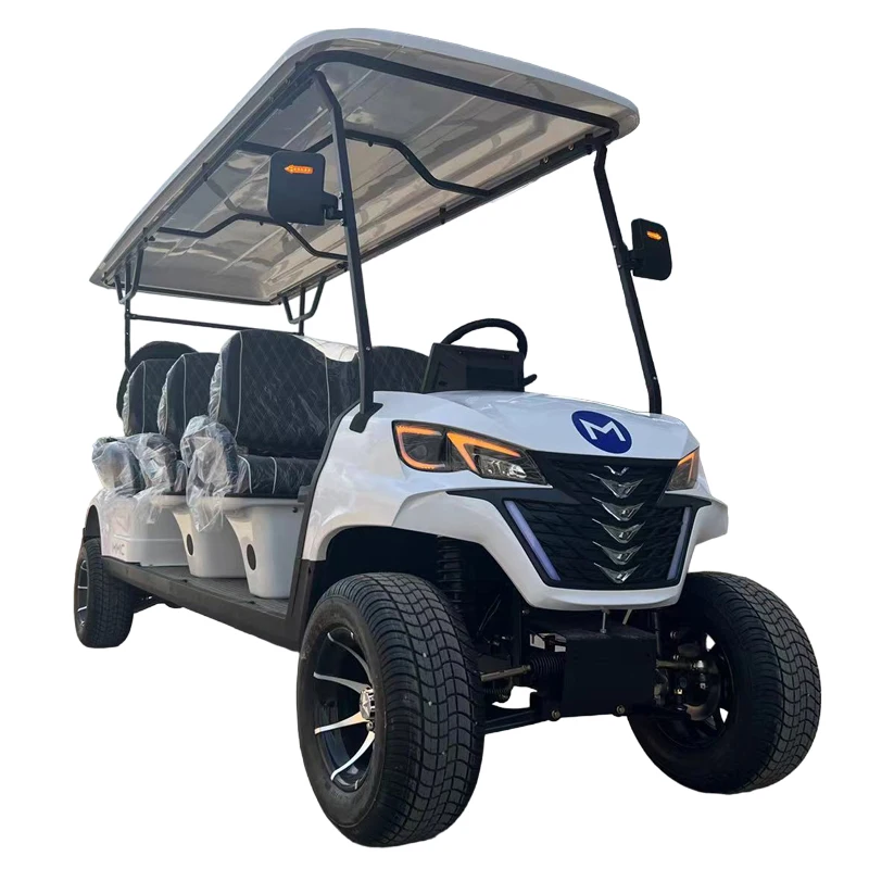 Custom Hot Sale Street Legal Chinese Factory Cheap Lithium Battery Life Longer 2 4 6 8 Seat Electric Golf Cart